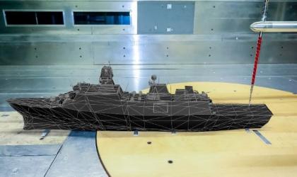 NLR ship model wt test 1